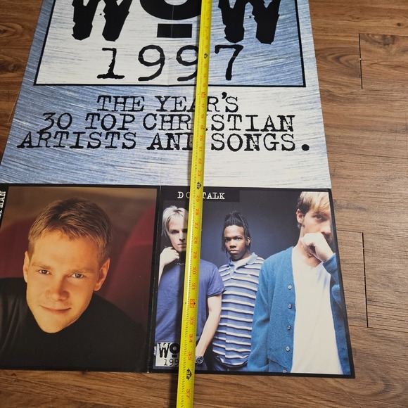 WOW 1997 Years 30 Top Christian Artist And Songs 24x36 Double Sided Promo Poster - Picture 3 of 6